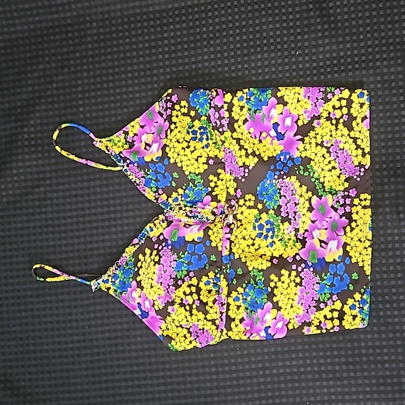 Faded Glory Other - Faded Glory,  floral,  tank swim top, size 2X (18-20)